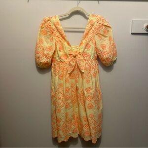 Lilly Pulitzer Floral Gingham Dress